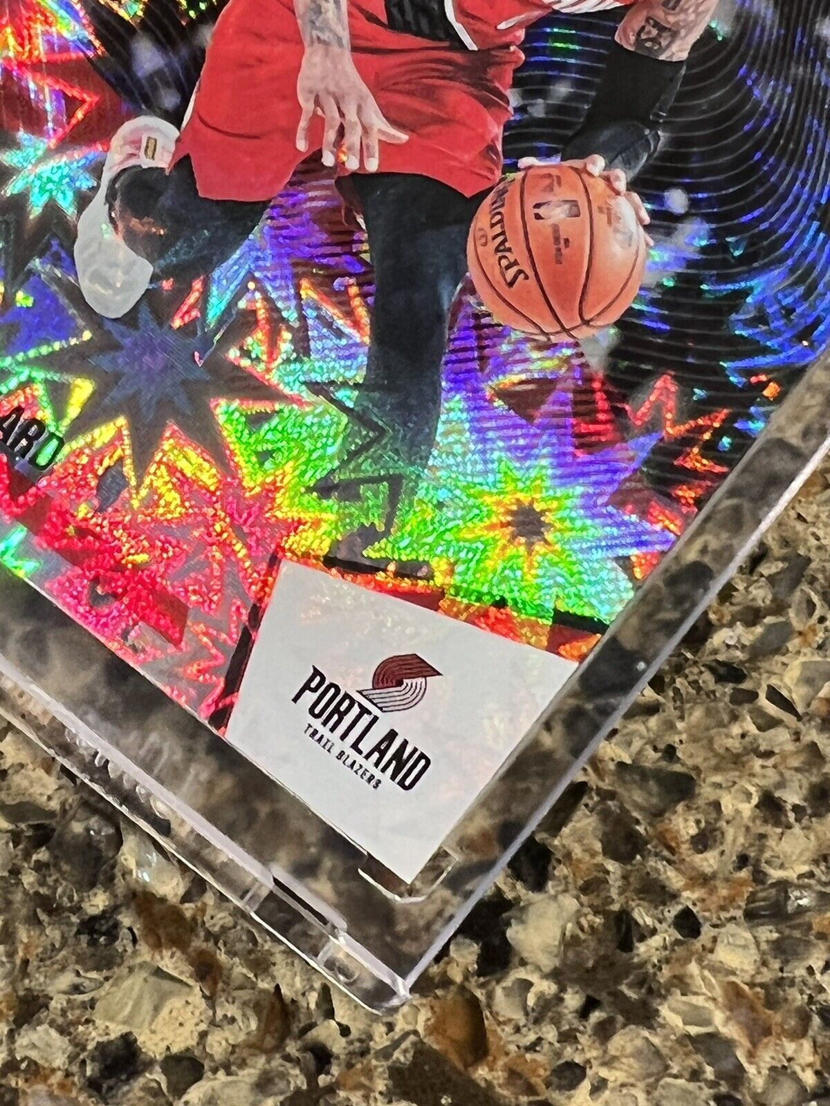 Damian Lillard 2021 Panini The National 27/50 KABOOM Explosion Rare Gem Mint SSP