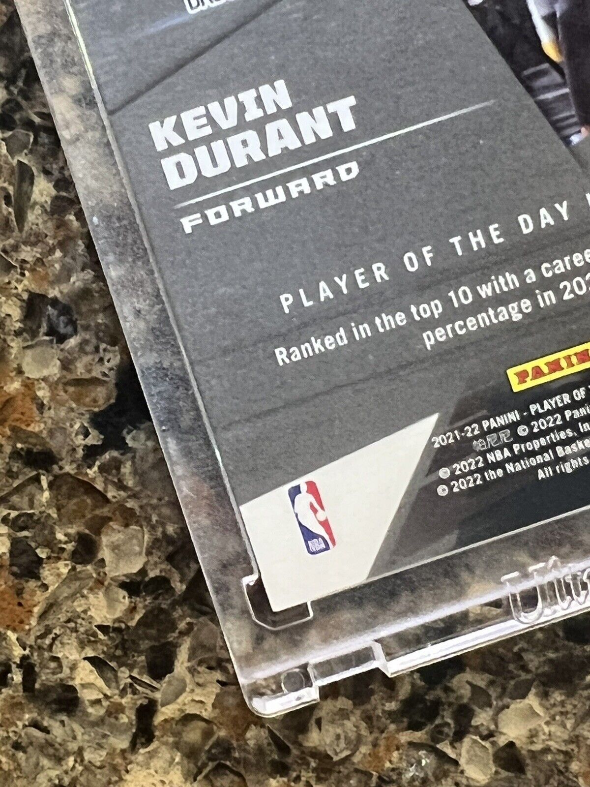 Kevin Durant 2021 Panini Player of the Day KABOOM 62/99 Super Rare Gem Mint SSP