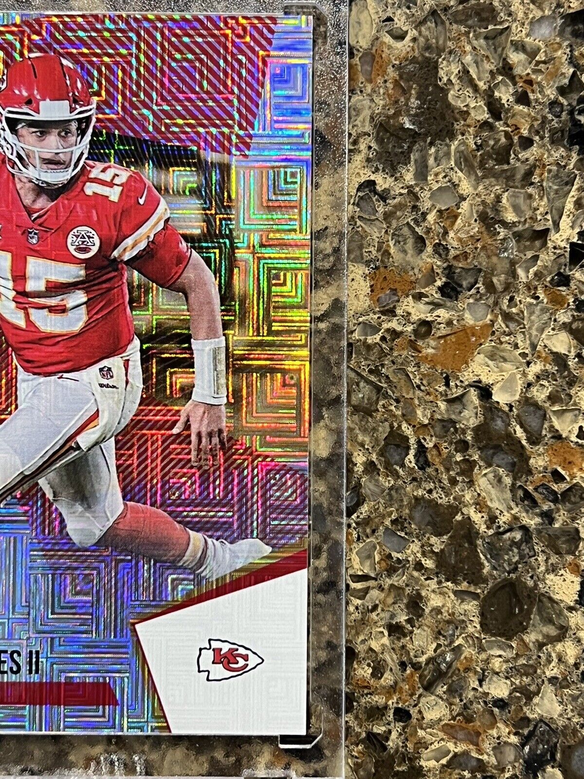 PATRICK MAHOMES 2021 PANINI THE NATIONAL ESCHER SQUARES #02/10 SSP SUPER RARE