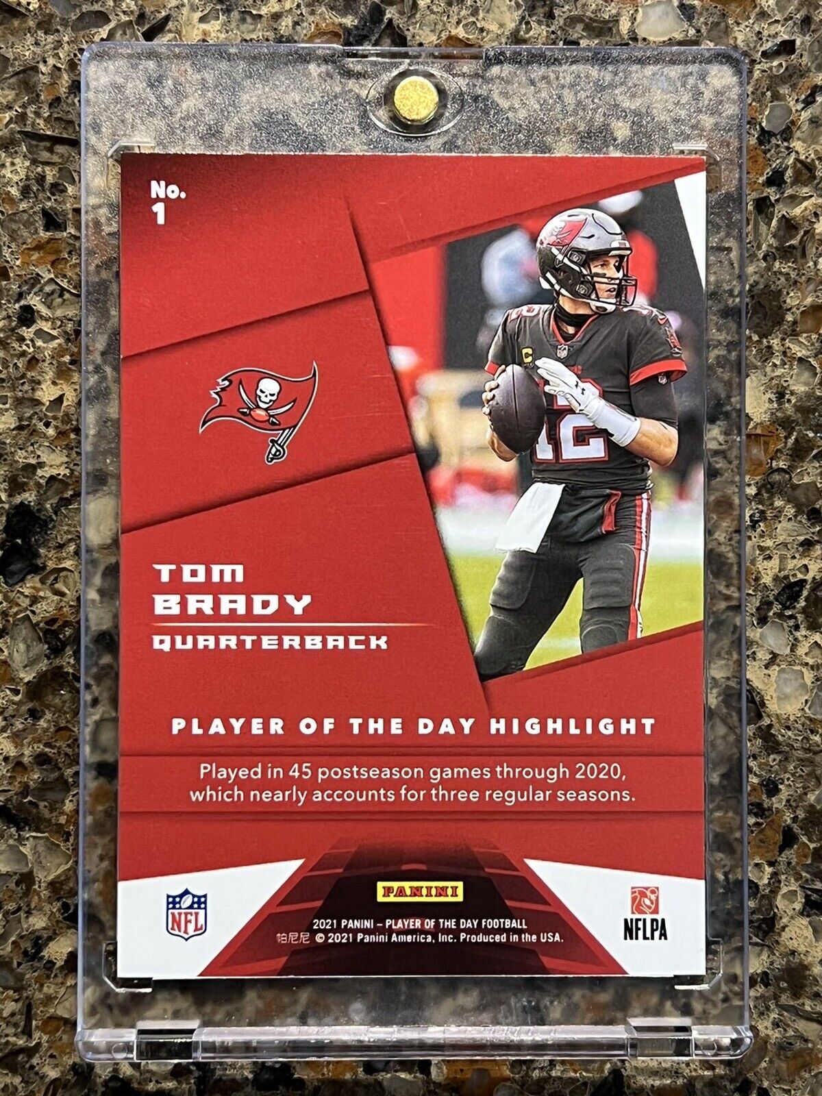 Tom Brady 2021 Panini Player of the Day Football KABOOM 51/99 Tampa Bay Rare SSP