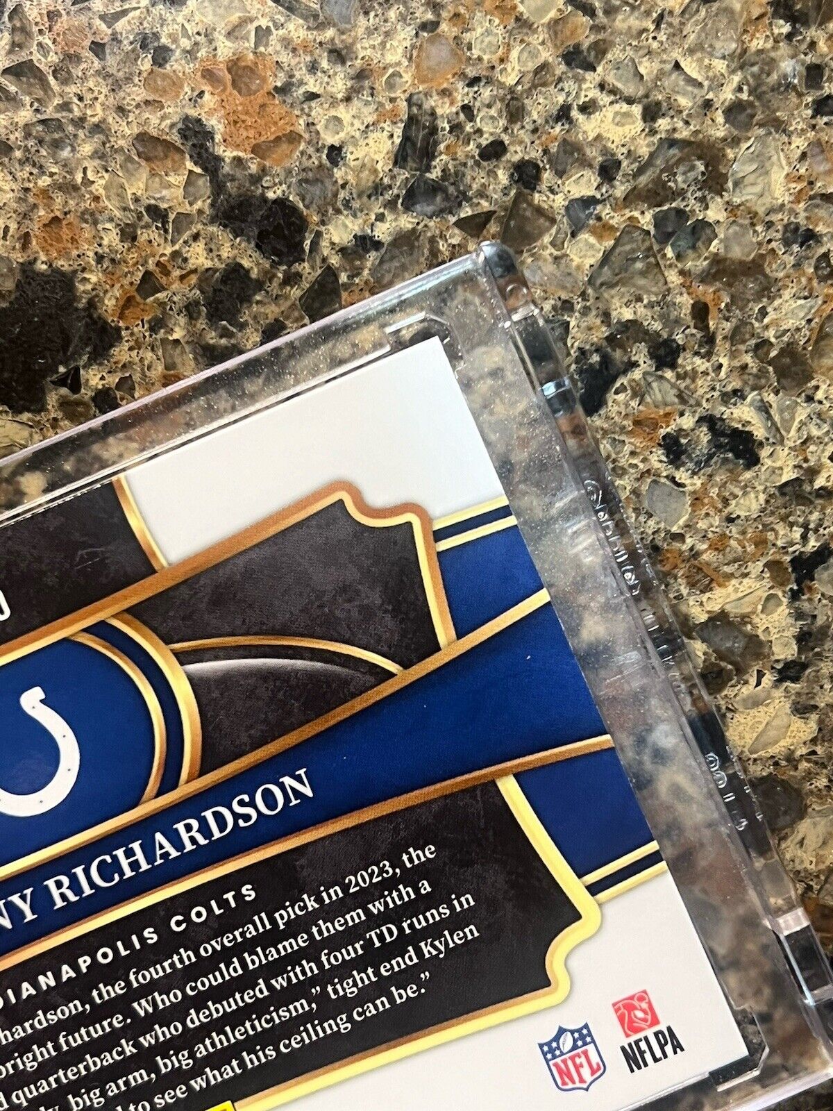 2023 Panini Select Anthony Richardson Field Level Rookie Card #340 Colts (RC)