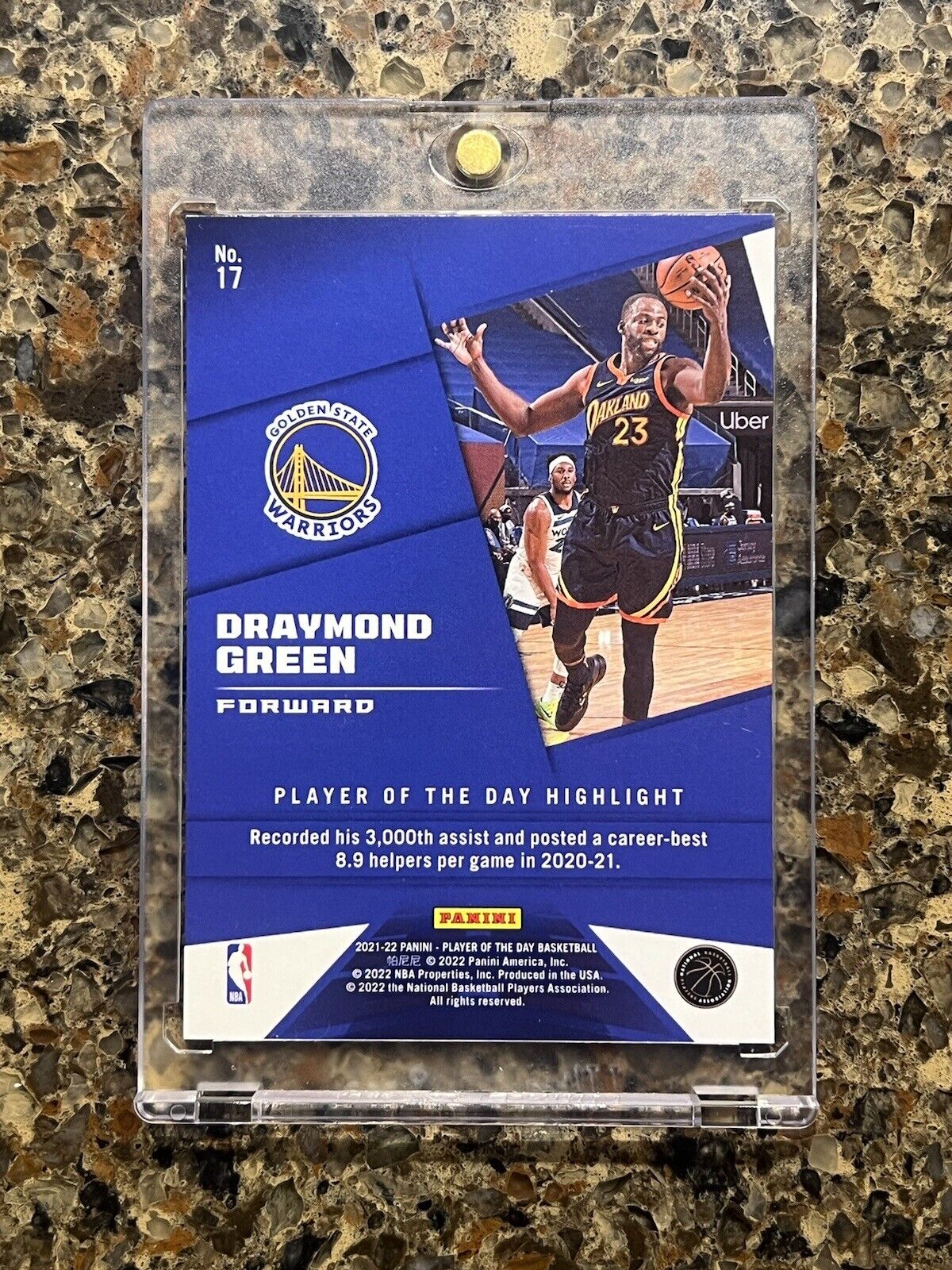 Draymond Green 2021-22 Panini Player of the Day KABOOM #94/99 Rare Gem Mint SSP