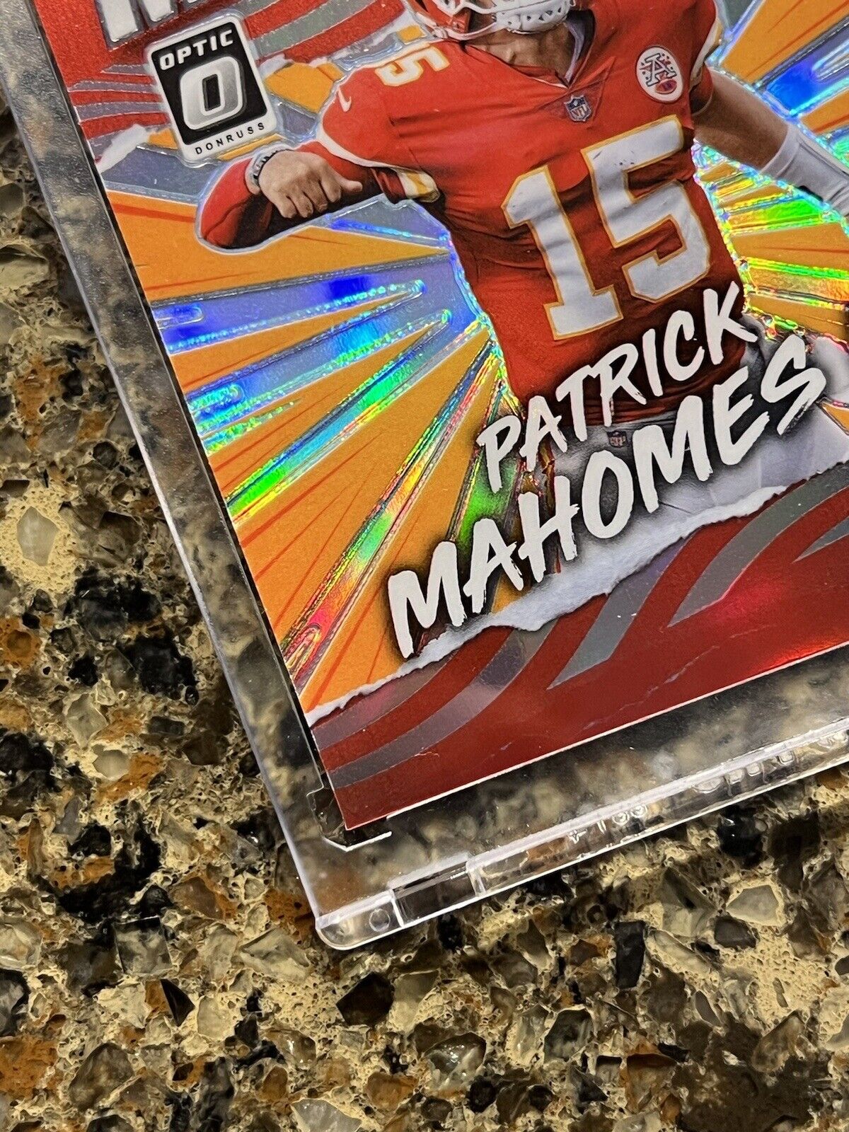 Patrick Mahomes II 2021 Panini Donruss Optic Football MY HOUSE! Prizm Refractor