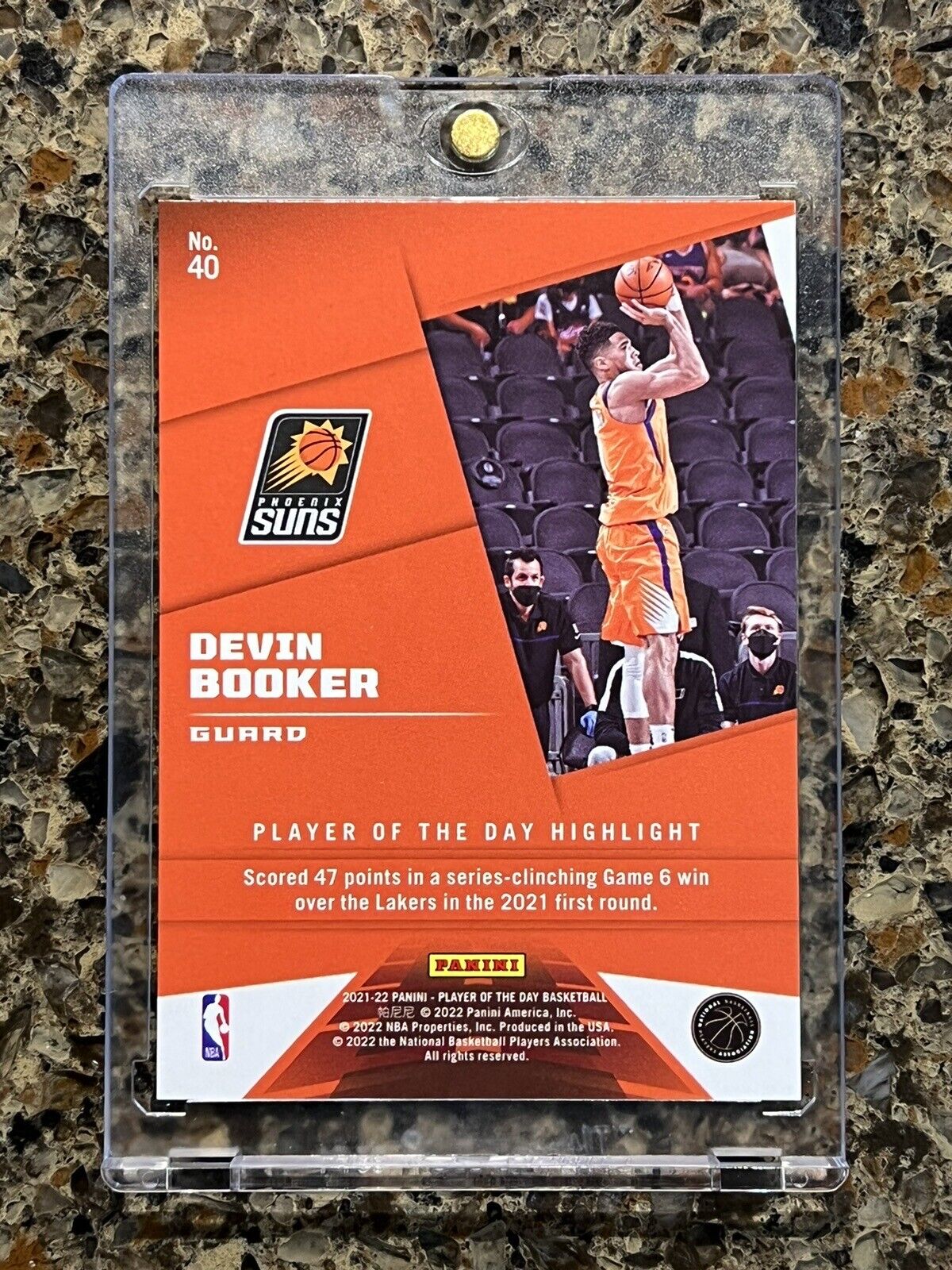 Devin Booker 2021 Panini NBA Player Of The Day KABOOM 06/99 Rare Gem Mint SSP