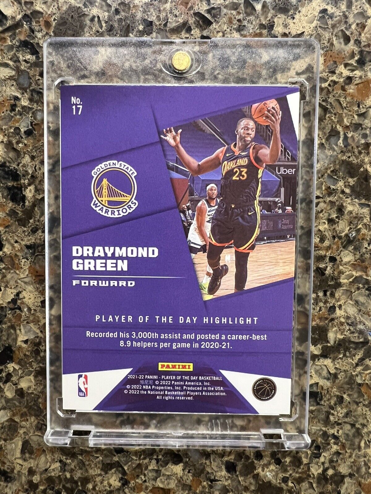 Draymond Green 2021 Panini Player of The Day KABOOM 08/99 Very Rare Gem Mint SSP