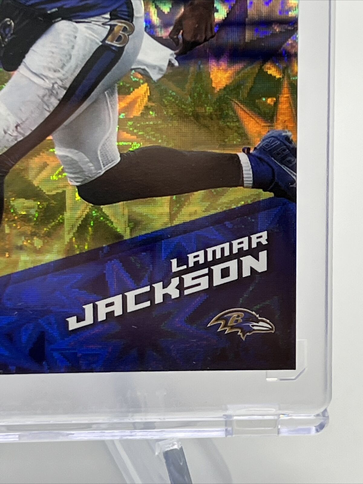 Lamar Jackson 2021 Panini Player of the Day KABOOM #85/99 Ravens Super Rare SSP