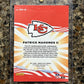 Patrick Mahomes II 2021 Panini Donruss Optic Football MY HOUSE! Prizm Refractor