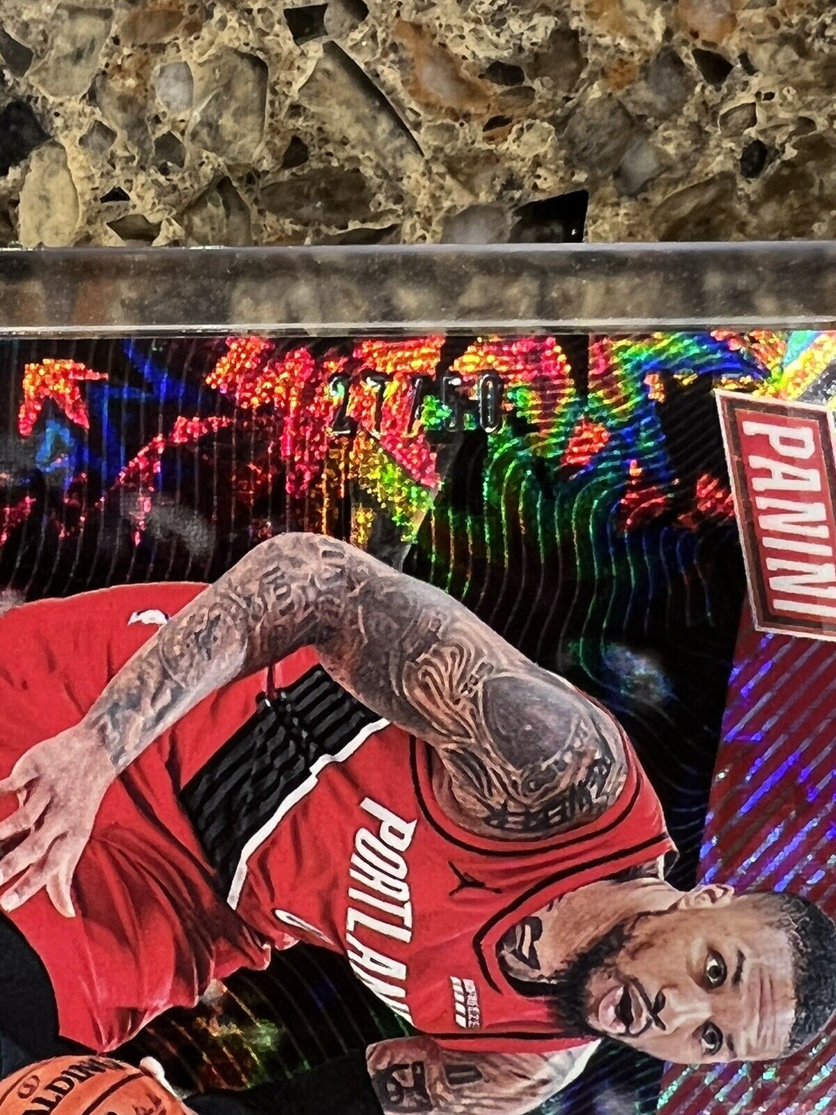 Damian Lillard 2021 Panini The National 27/50 KABOOM Explosion Rare Gem Mint SSP