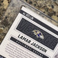 LAMAR JACKSON 2024 Panini Luminance GOLD VESTIGE RAINBOW HURRICANE SP Ravens MVP