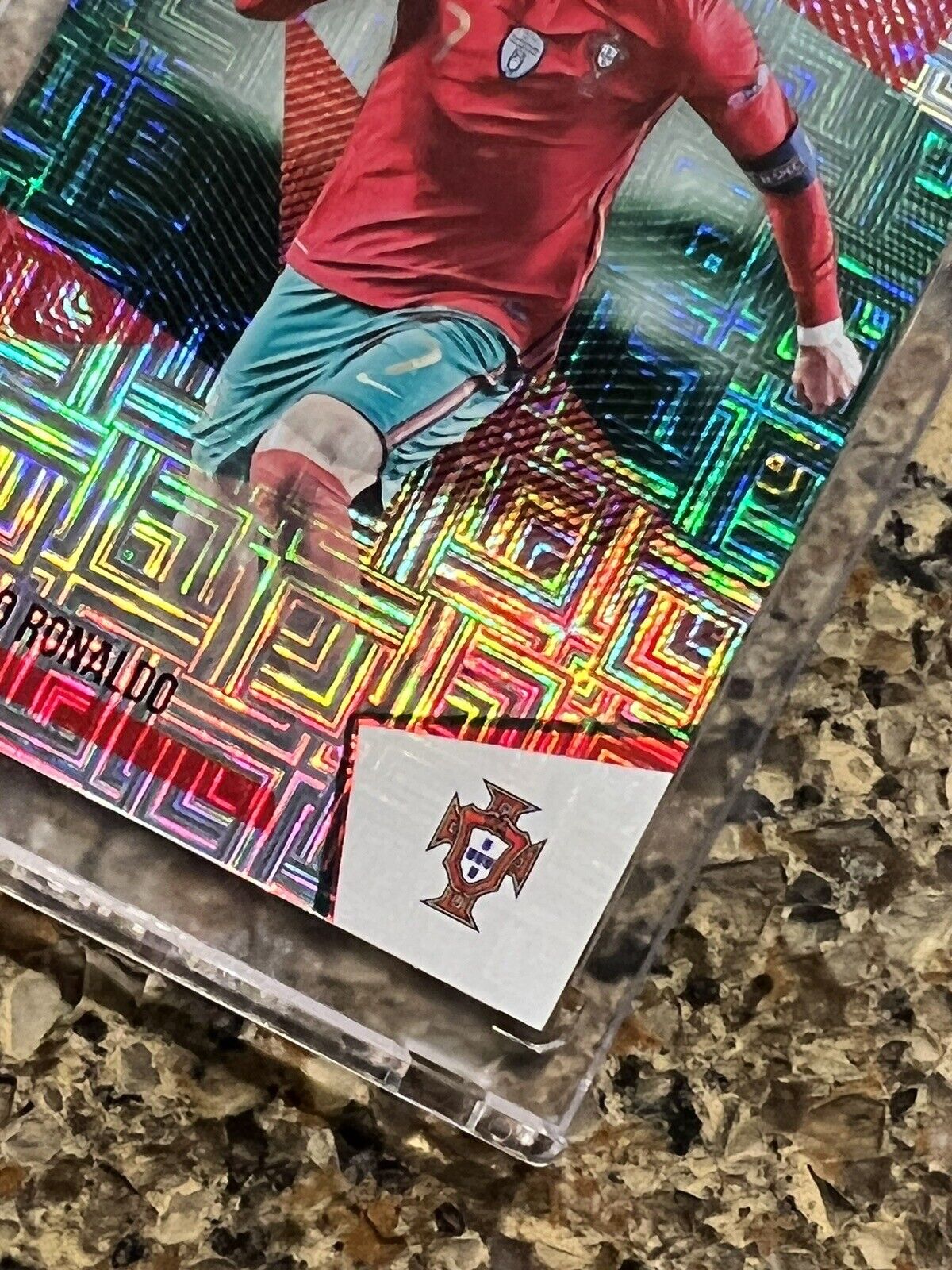 Cristiano Ronaldo 2021 Panini The National Escher Squares #5/10 Super Rare SSP