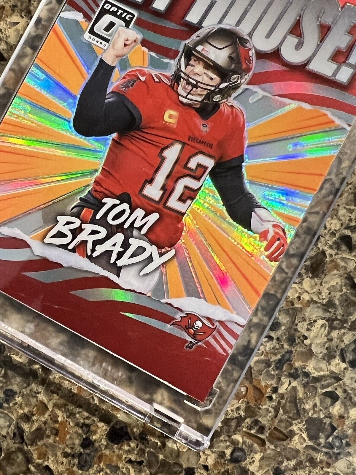 Tom Brady 2021 Panini Donruss Optic Football MY HOUSE! Prizm Holo Refractor MINT