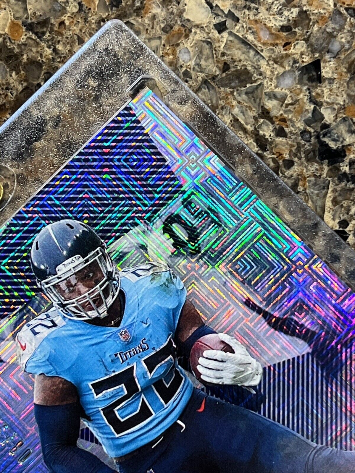 Derrick Henry 2021 Panini The National ESCHER SQUARES 08/10 SSP Mint Refractor