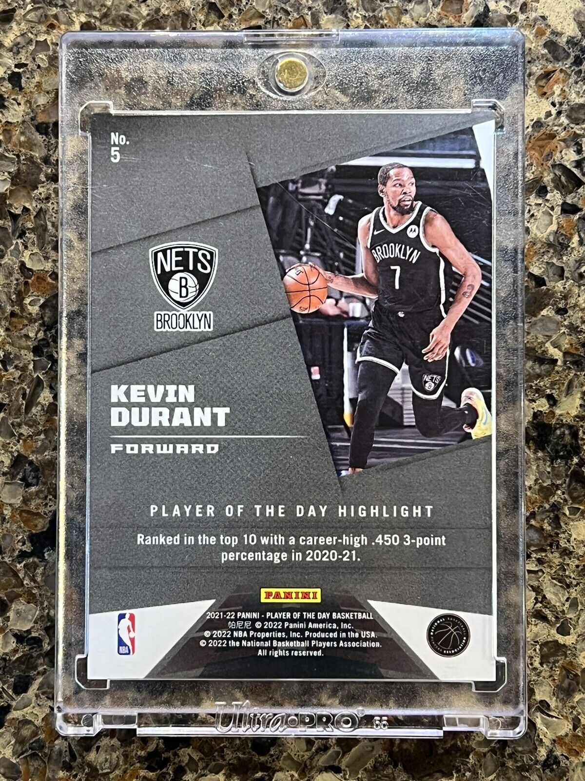 Kevin Durant 2021 Panini Player of the Day KABOOM 62/99 Super Rare Gem Mint SSP