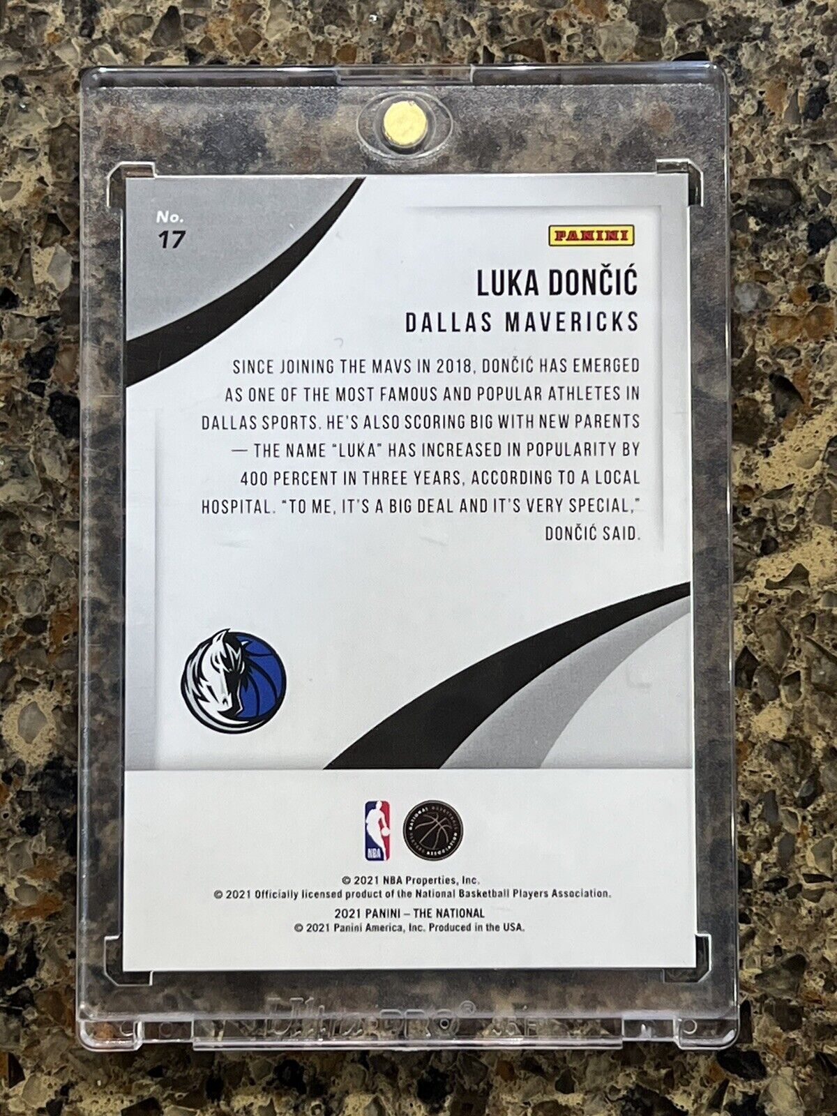 🌟 Luka Doncic 2021 Panini The National KABOOM #14/50 Super Rare SSP