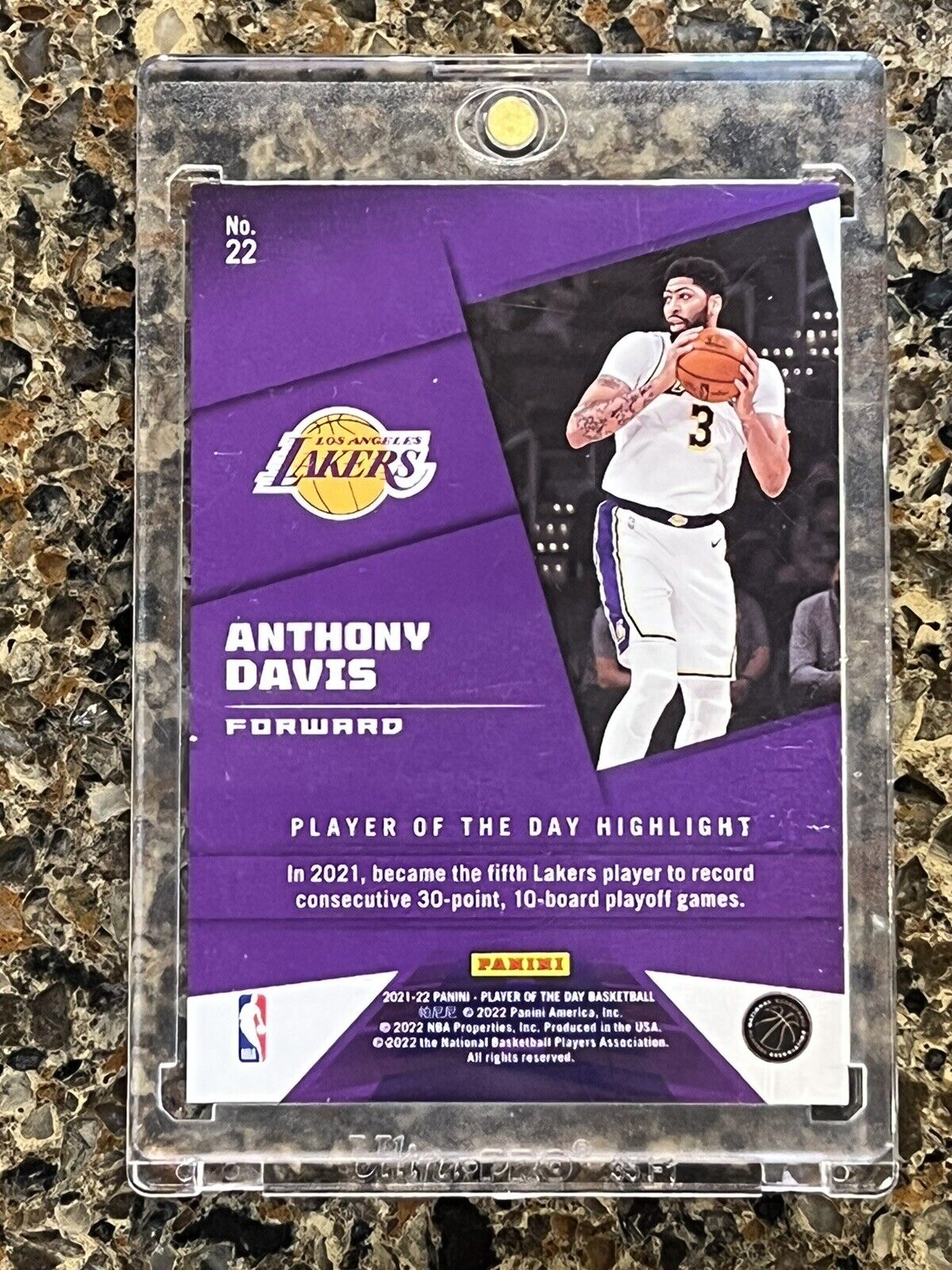 Anthony Davis 2021 Panini Player of the Day KABOOM 55/99 Super Rare Gem Mint SSP