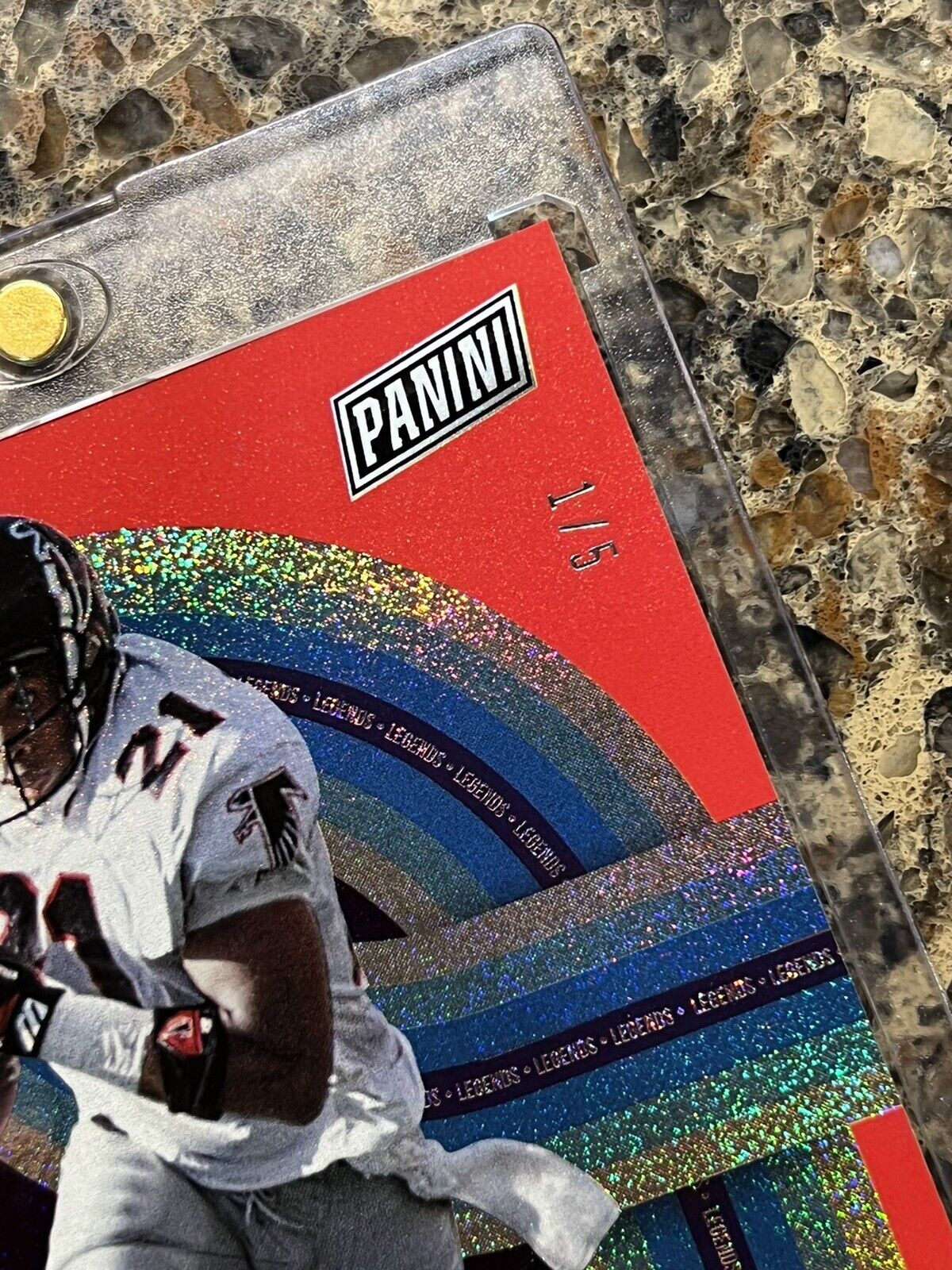 Deion Sanders 2021 Panini The National Legends Stardust #1/5 SSP - Rare! 🚀🚀🚀