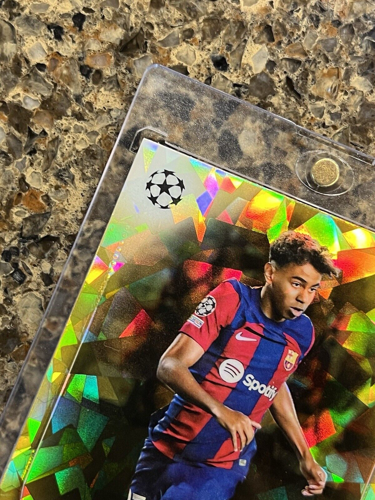 Lamine Yamal RC 2023-24 Topps Chrome Sapphire UEFA FC Barcelona Rookie GOLD /50