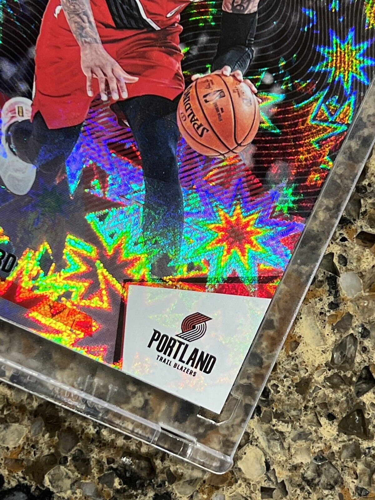 Damian Lillard 2021 Panini The National 38/50 KABOOM Explosion Rare Gem Mint SSP