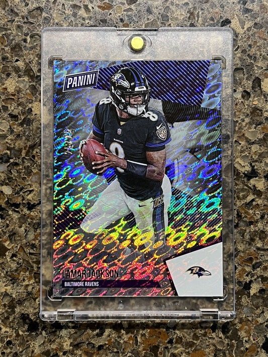 Lamar Jackson 2021 Panini The National Diskettes #25/25 Ravens Super Rare SSP