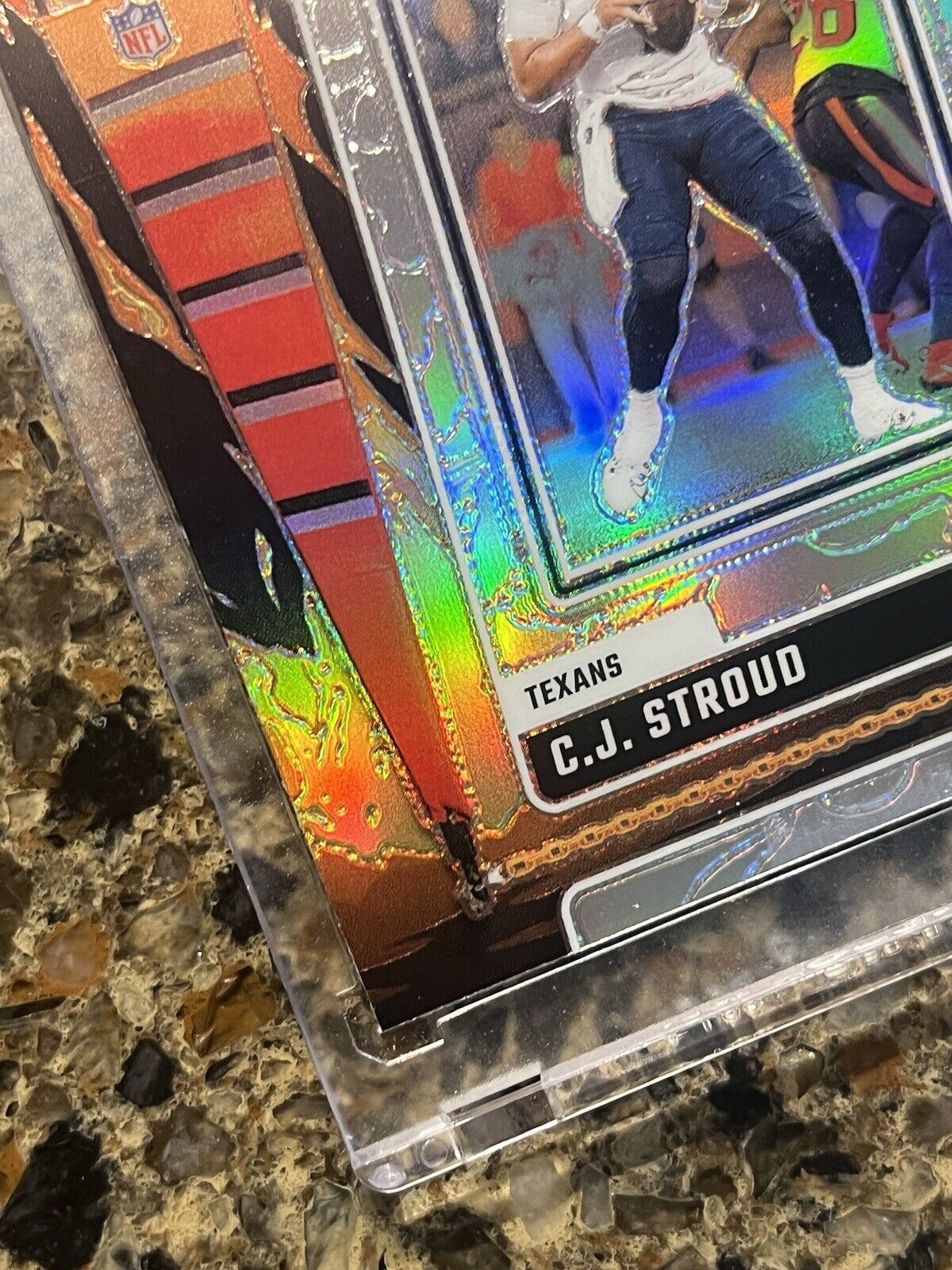 C.J. STROUD RC 2023 Panini Donruss Optic Chain Reaction Rookie Silver Holo Prizm