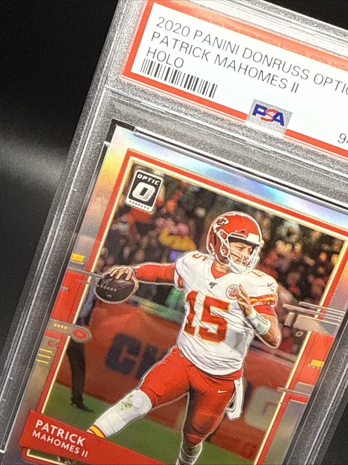 Patrick Mahomes II 2020 Panini Donruss Optic Holo Silver Prizm - Gem Mint PSA 10