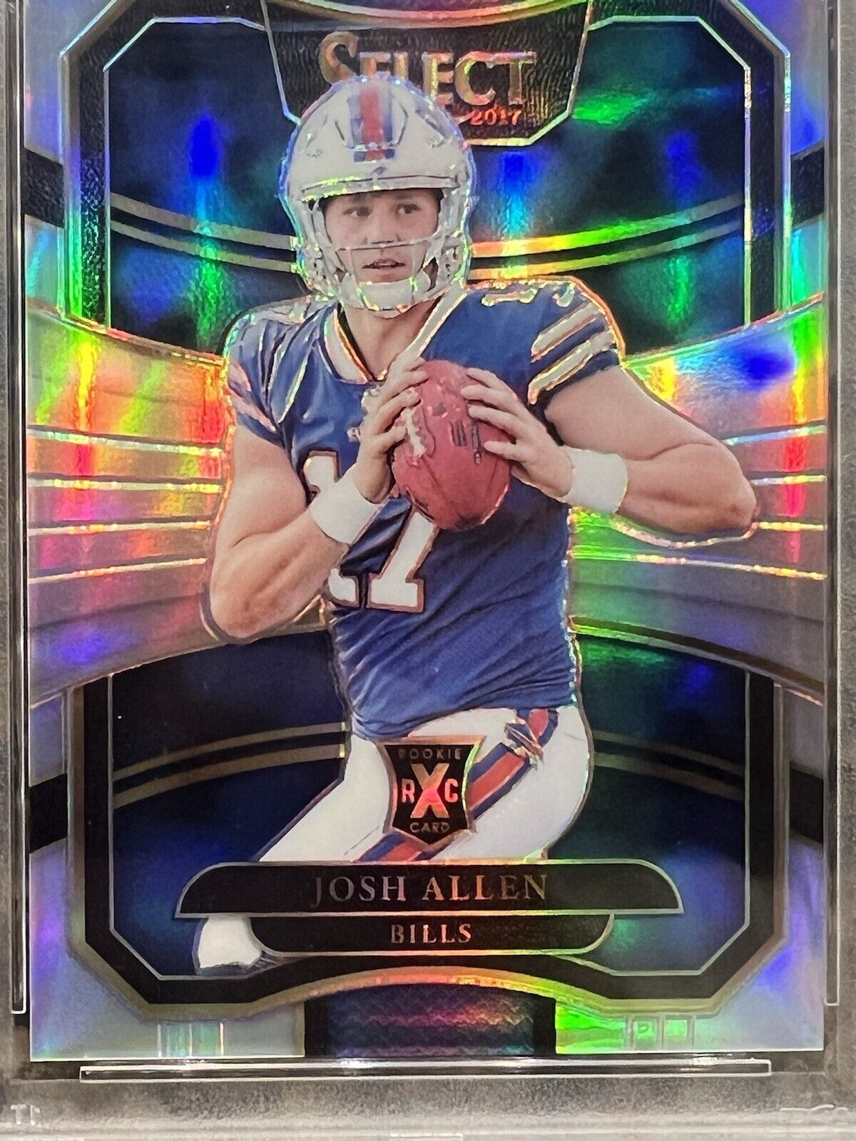 Josh Allen 2017 Panini Select '18 NFL Draft XRC Prizm Redemption MINT PSA 9 RARE