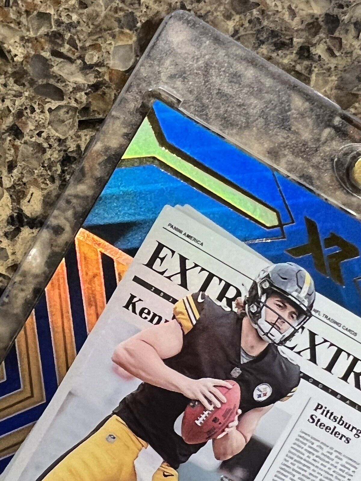 Kenny Pickett RC 2022 Panini Xr Football EXTRA! Refractor 52/99 Gem Mint Rookie