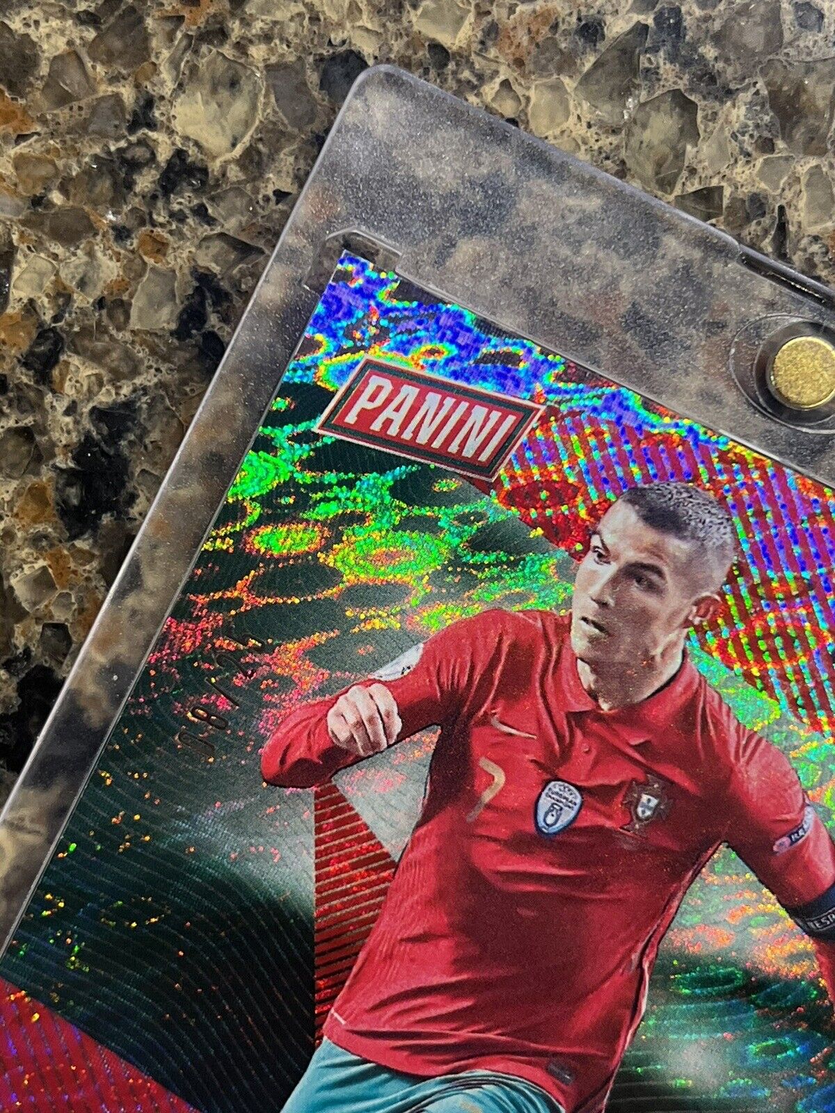 CRISTIANO RONALDO 2021 Panini THE NATIONAL DISKETTES #8/25 Portugal Rare SSP