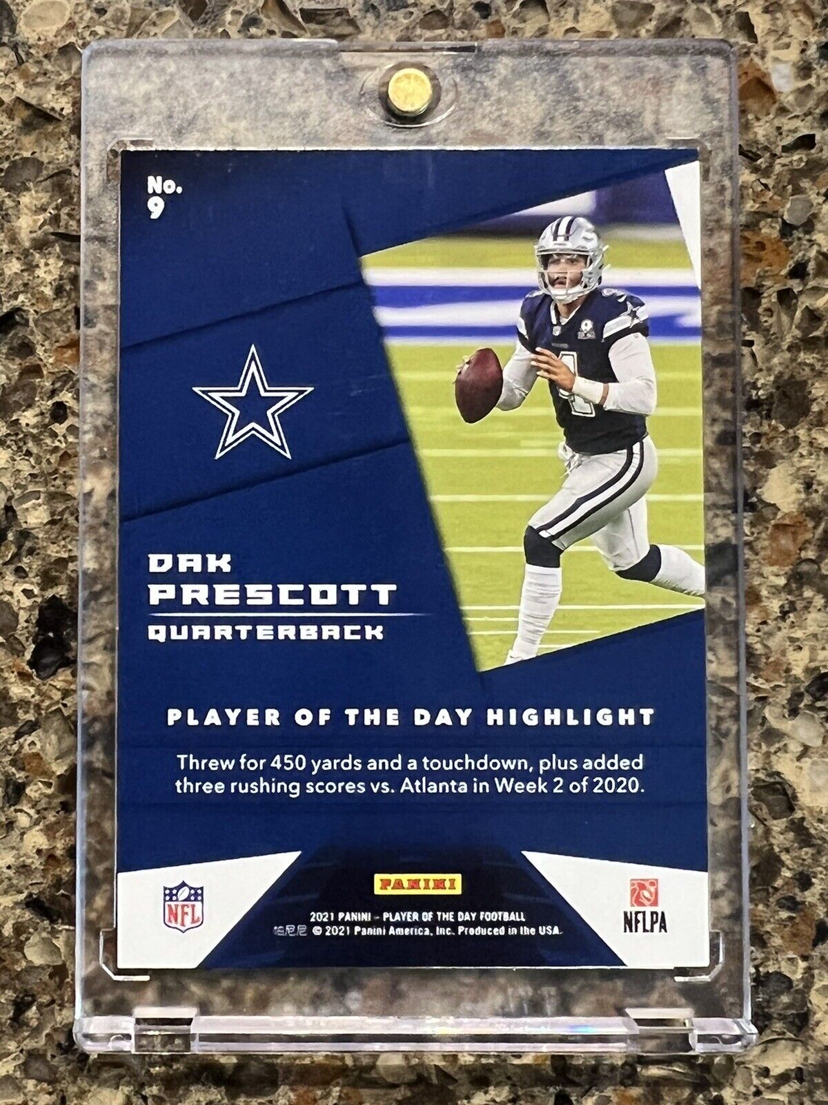 Dak Prescott 2021 Panini Player of the Day KABOOM 02/99 Super Rare Gem Mint SSP