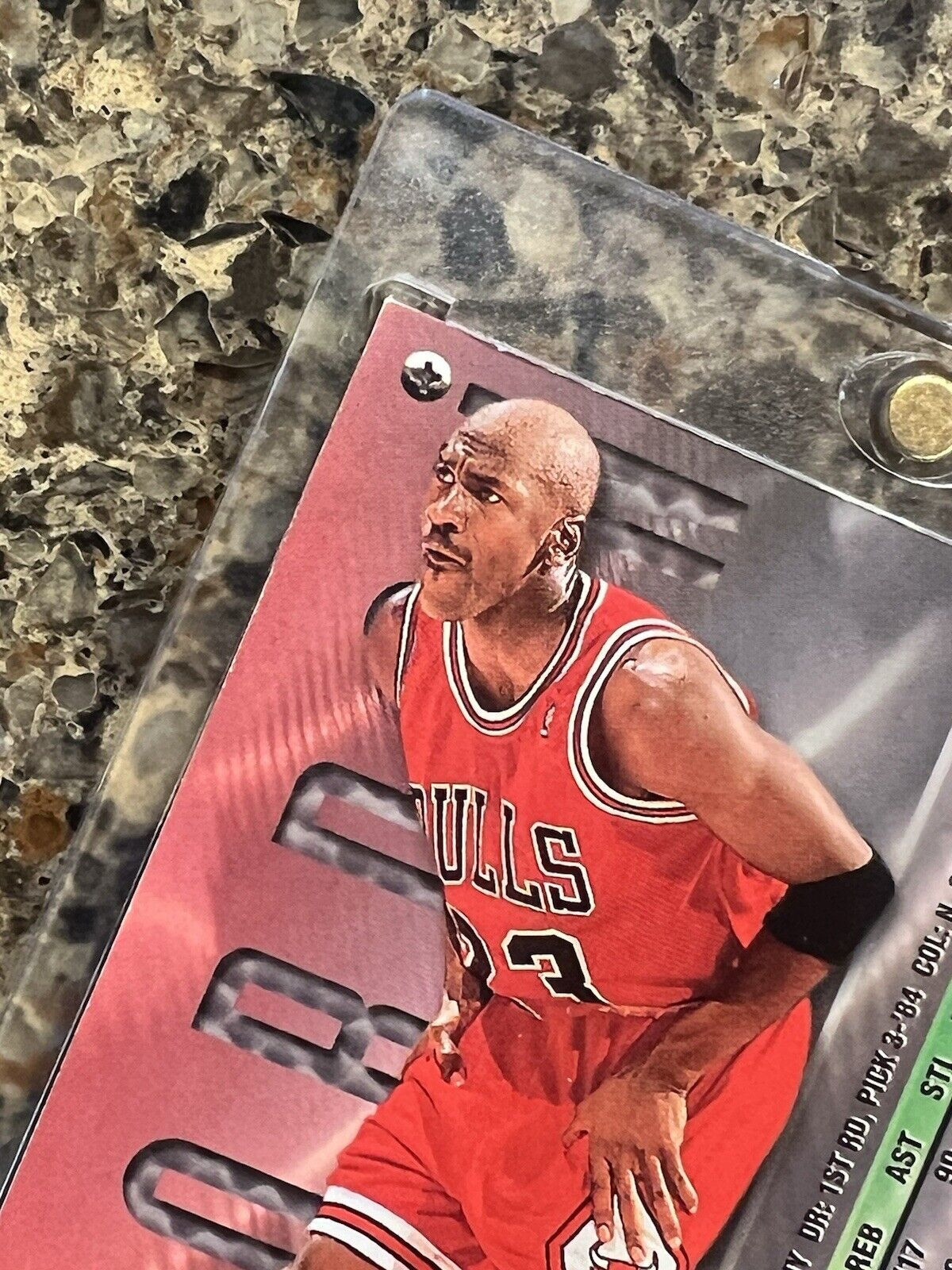 Michael Jordan 1995-96 Fleer Metal Metallic Holo Rare Vintage Chicago Bulls HOF