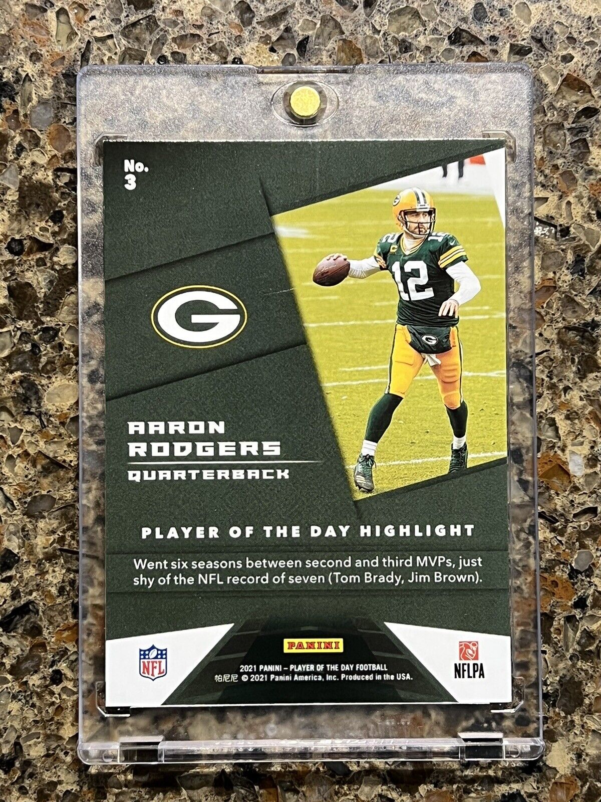 🌟 Aaron Rodgers 2021 Panini Player of the Day KABOOM #15/99 - Super Rare SSP 🌟