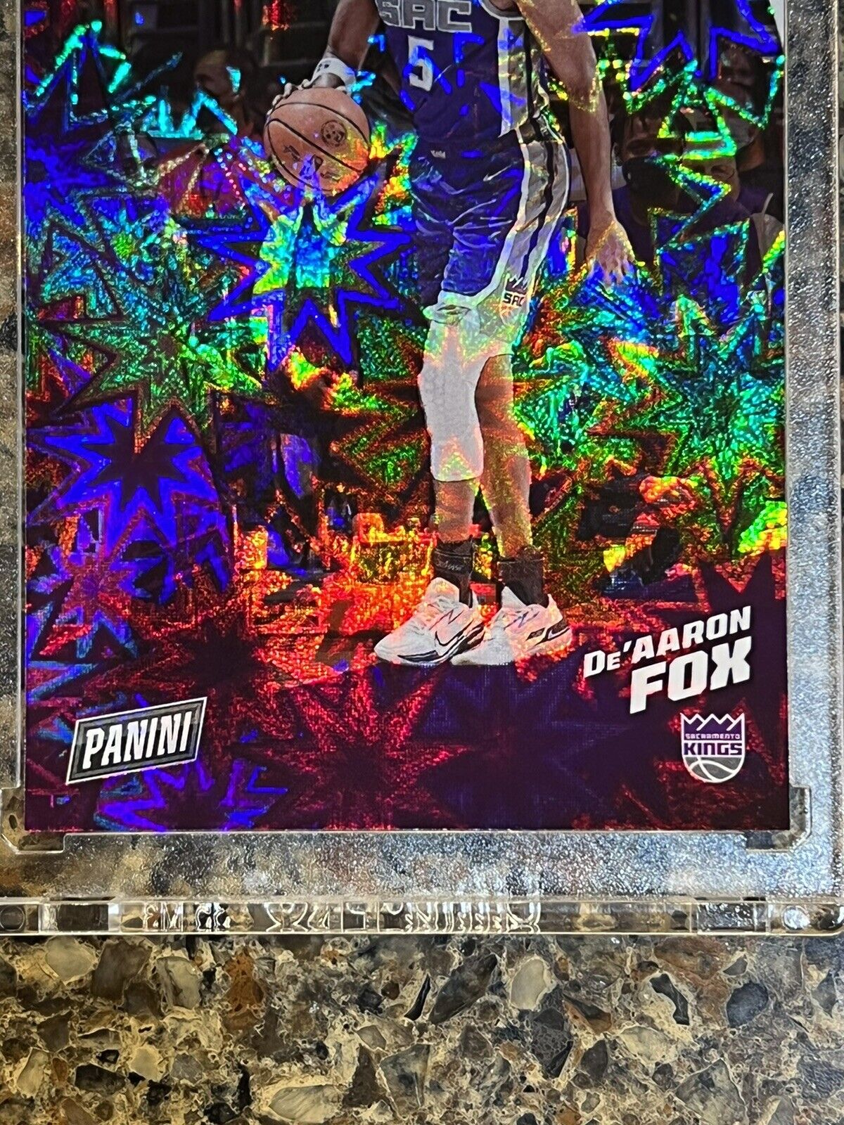 De’Aaron Fox 2021 Panini Player Of The Day KABOOM 29/99 Kings Rare Gem Mint SSP