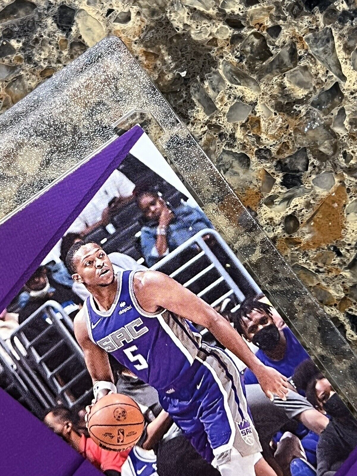 De’Aaron Fox 2021 Panini NBA Player of The Day KABOOM 93/99 Rare Gem Mint SSP