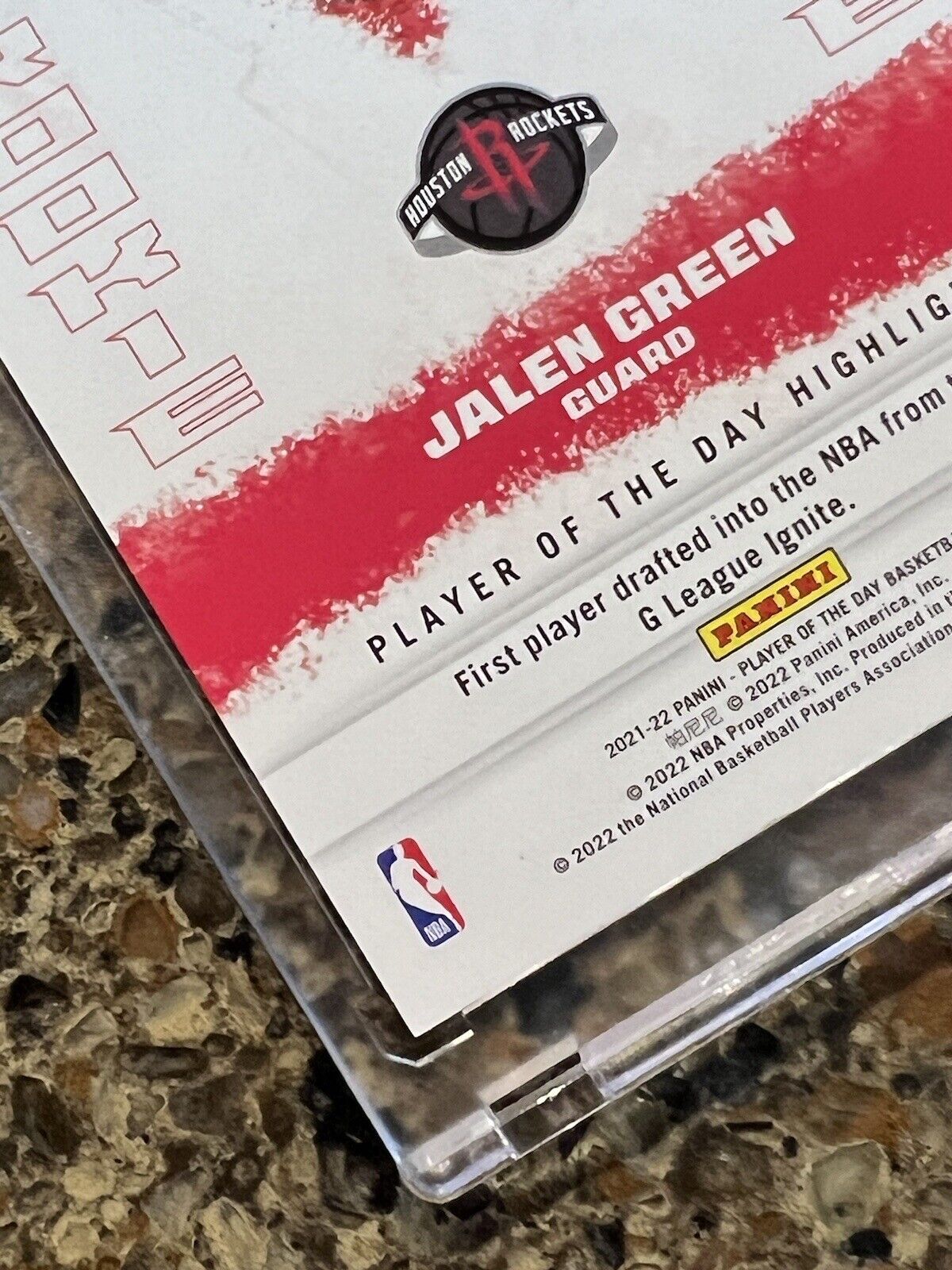 Jalen Green RC 2021 Panini Player of the Day KABOOM 58/99 SSP Rare Mint Rookie!!