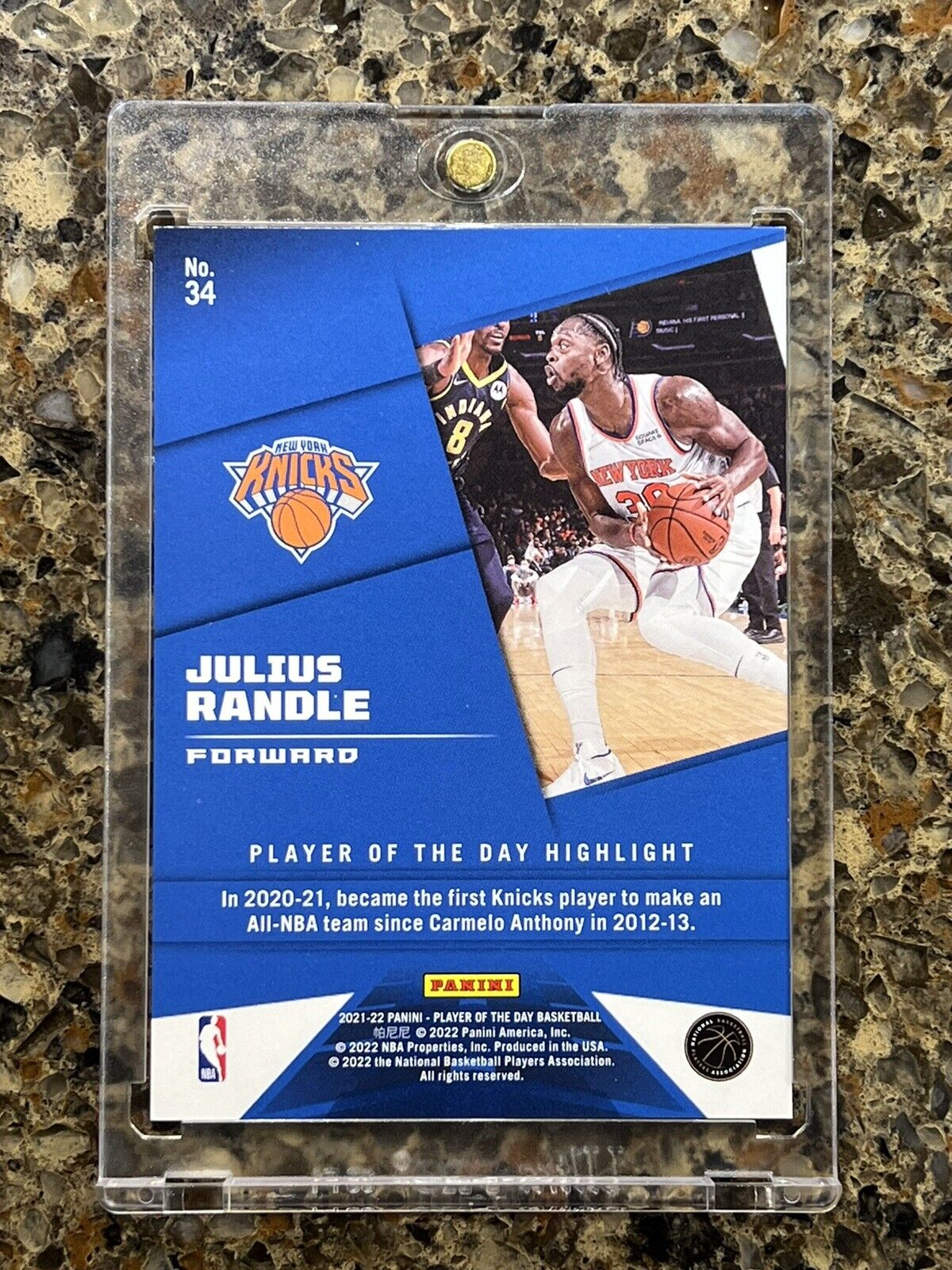 Julius Randle 2021 Panini NBA Player Of The Day KABOOM 35/99 Rare Gem Mint SSP