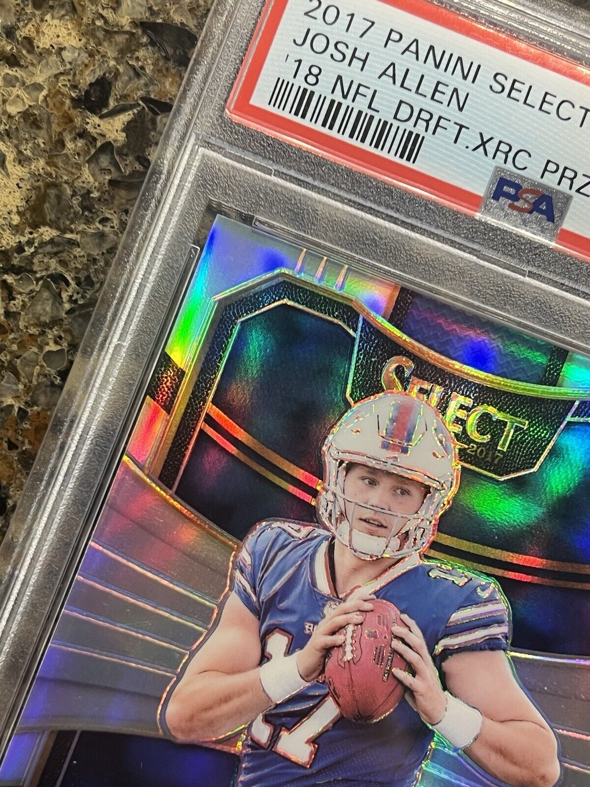 Josh Allen 2017 Panini Select '18 NFL Draft XRC Prizm Redemption MINT PSA 9 RARE