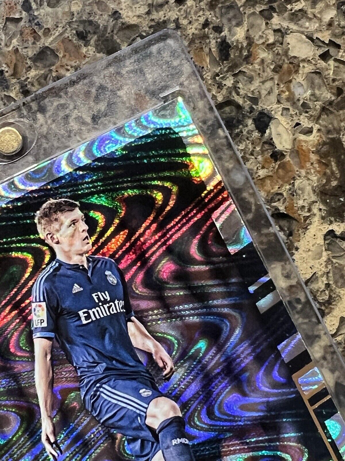 Toni Kroos 2016-17 Panini Donruss Soccer Swirlorama Refractor Real Madrid HOF