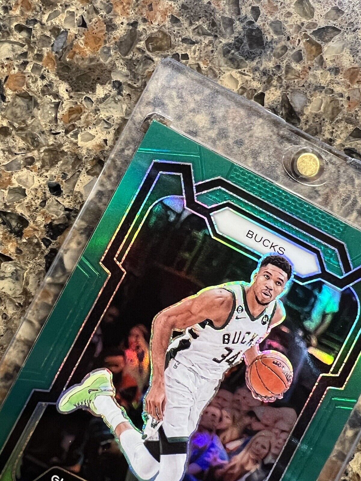 Giannis Antetokounmpo - 2023 Panini Prizm Basketball - Green Prizm - Gem Mint