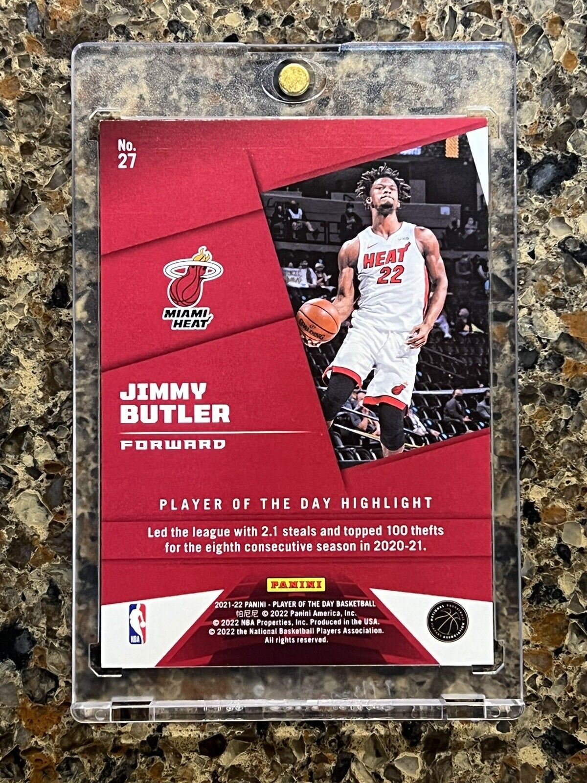 Jimmy Butler 2021 Panini NBA Player of the Day KABOOM 48/99 Rare Gem Mint SSP