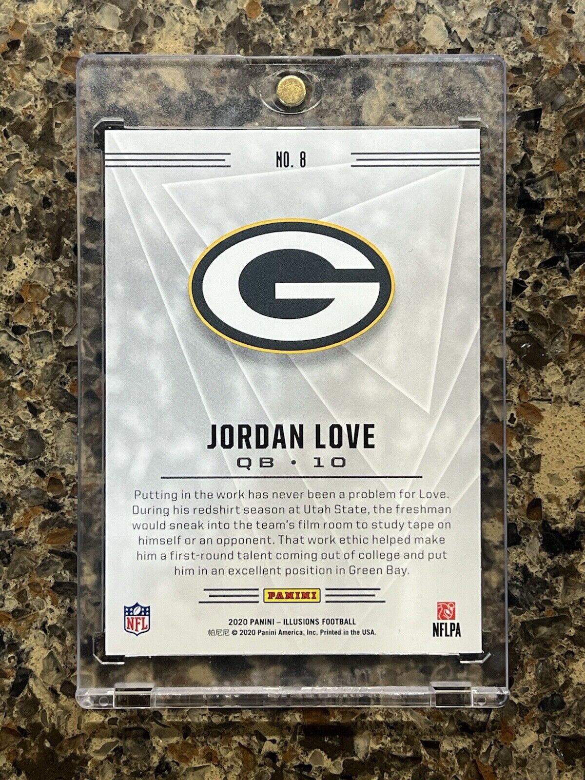 Jordan Love RC 2020 Panini Illusions Football Refractor Gem Mint Rookie (RC)