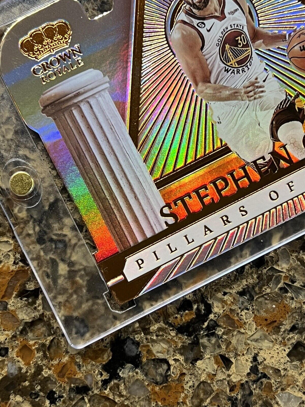 Stephen Curry 2022-23 Panini Crown Royale PILLARS OF THE GAME 2/99 Refractor SSP