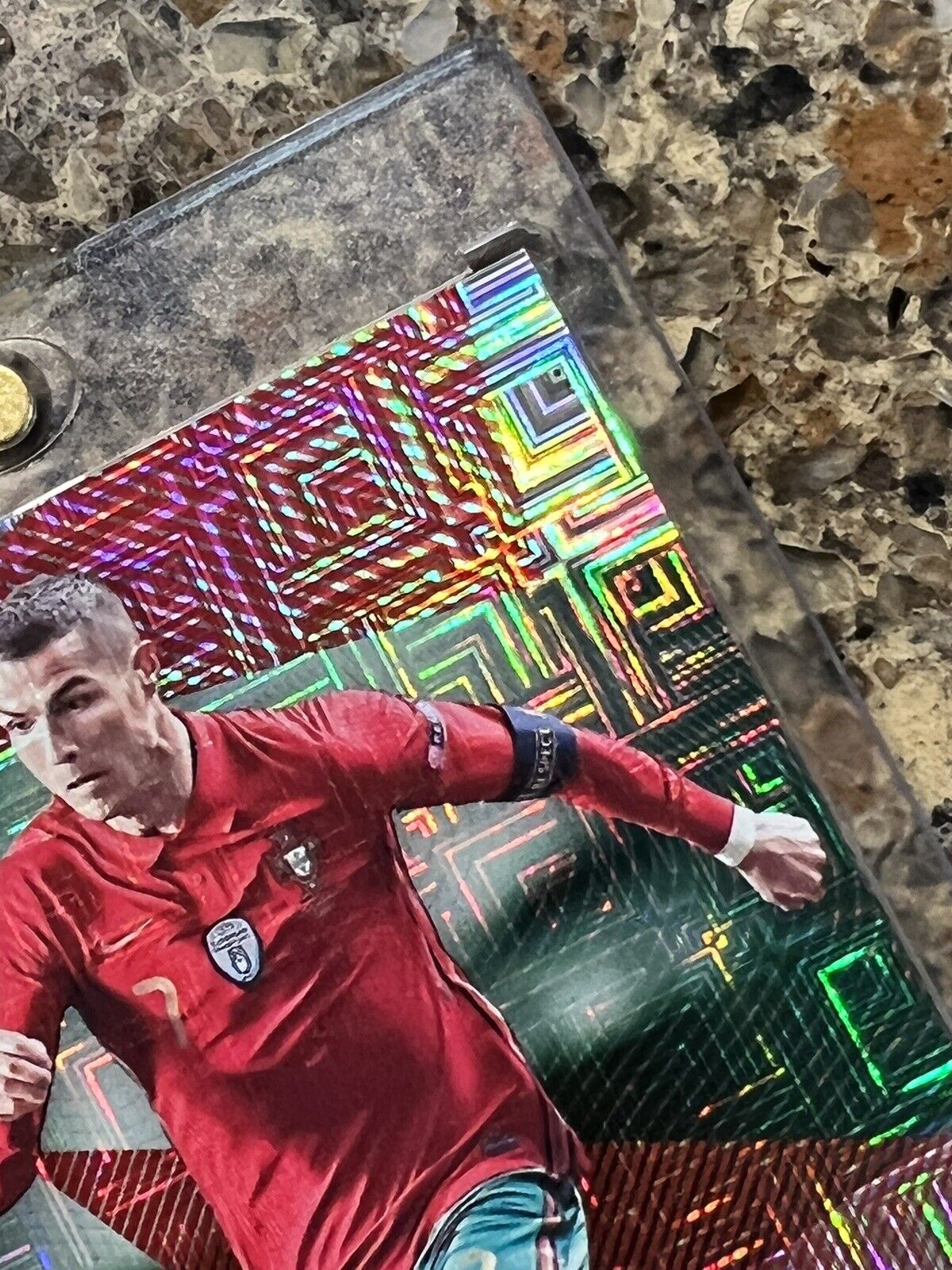 Cristiano Ronaldo 2021 Panini The National Escher Squares #5/10 Super Rare SSP