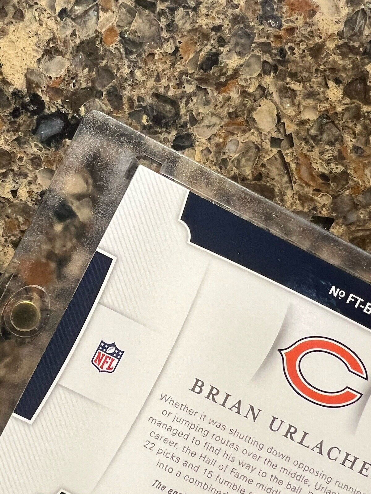 2018 Panini National Treasures Football Brian Urlacher Franchise Treasures 15/25