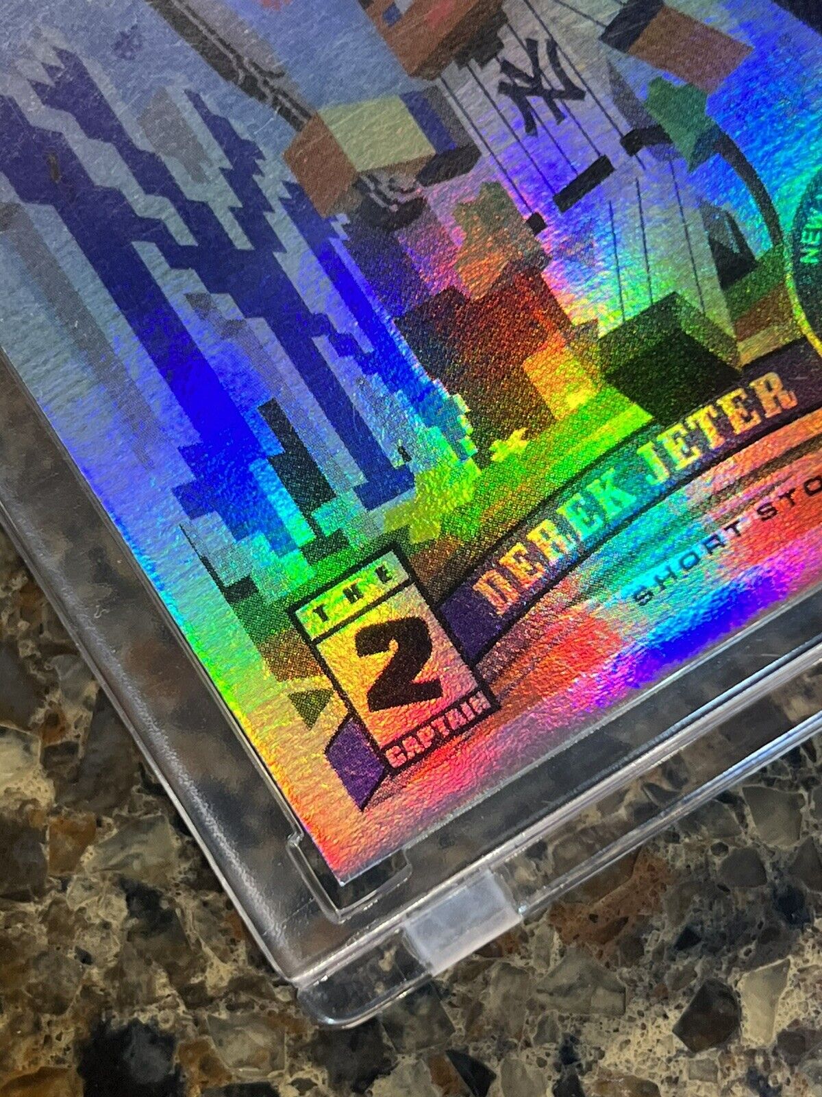 Derek Jeter 2021 Topps Project70 Ermsy XBOX MINECRAFT Rainbow Foil #37/70 SSP