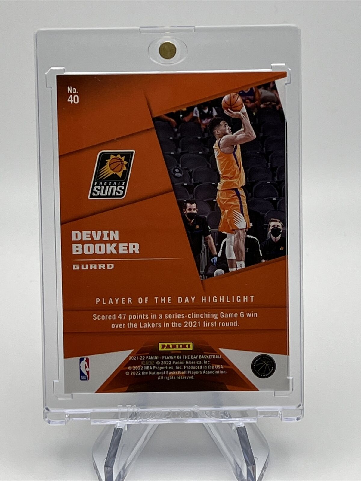 Devin Booker 2021 Panini NBA Player of The Day KABOOM 25/99 Rare Gem Mint SSP