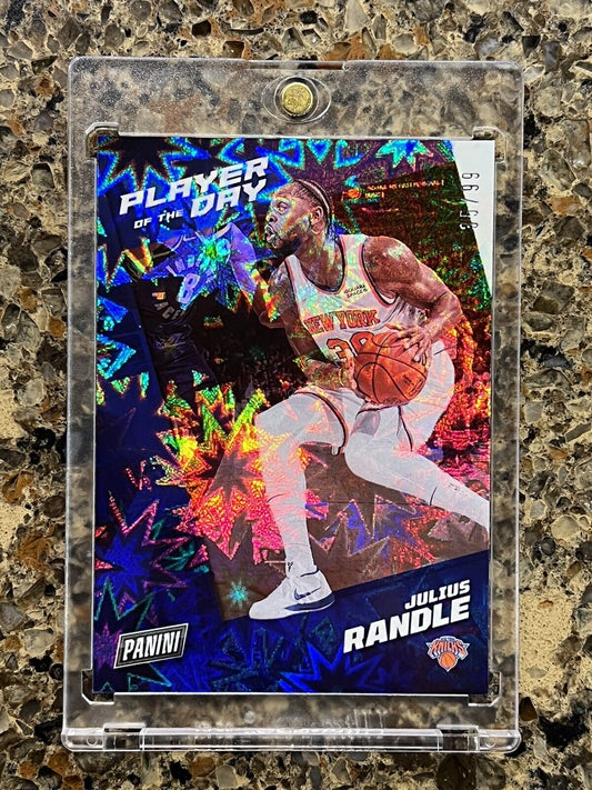 Julius Randle 2021 Panini NBA Player Of The Day KABOOM 35/99 Rare Gem Mint SSP