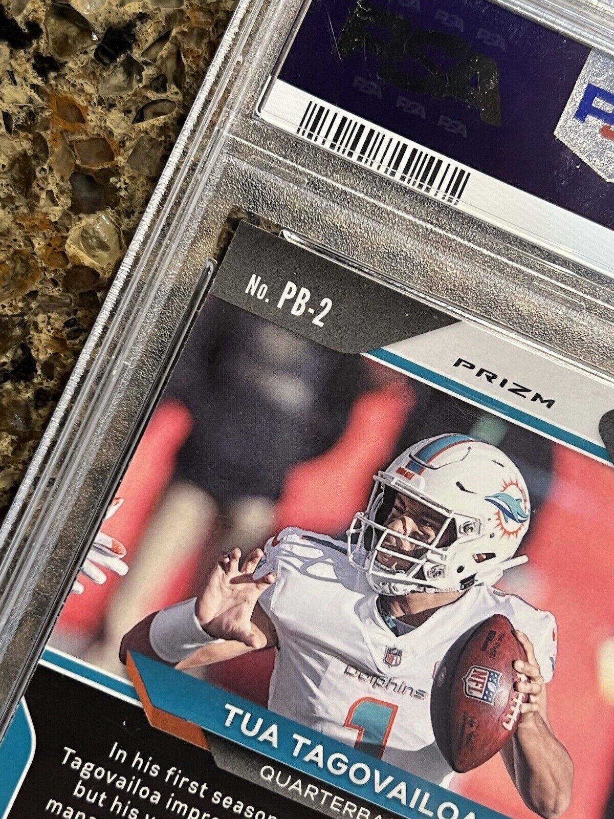 Tua Tagovailoa RC 2020 Panini Chronicles Prizm Black Silver Gem Mint PSA 10