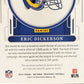 Eric Dickerson 2023 National Treasures Framed Fabric Jumbo 2 COLOR Patch #06/25