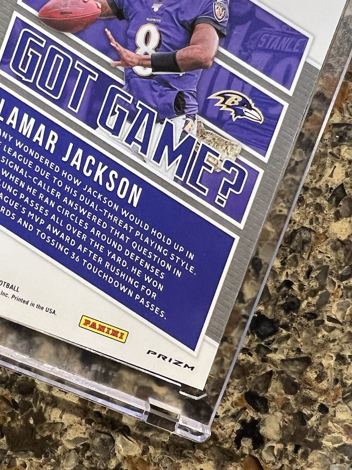 🌟 Lamar Jackson 2020 Panini Mosaic Football GOT GAME? Silver Prizm Holo MINT 🌟