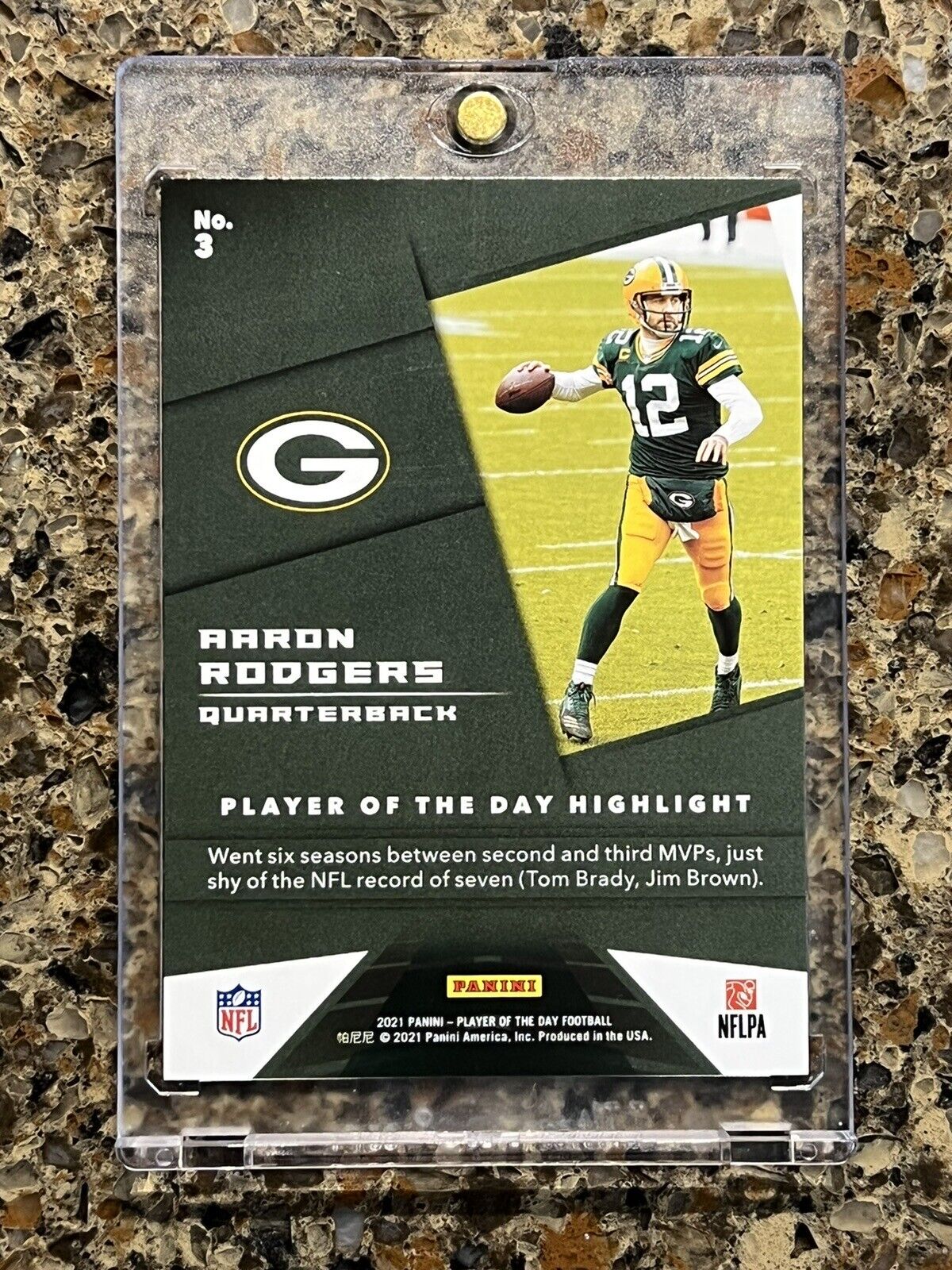 🌟 Aaron Rodgers 2021 Panini Player of the Day KABOOM #31/99 Super Rare SSP 🌟